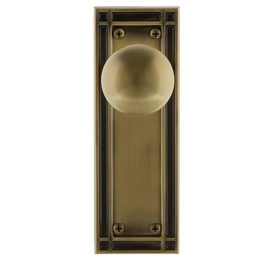 Nostalgic Warehouse Mission Plate with Waldorf Door Knob & Reviews